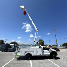 2015 FORD F-550 DRW 4X4 INSULATED ALTEC 45ft BUCKET/BOOM SERVICE TRUCK DODGE RAM
