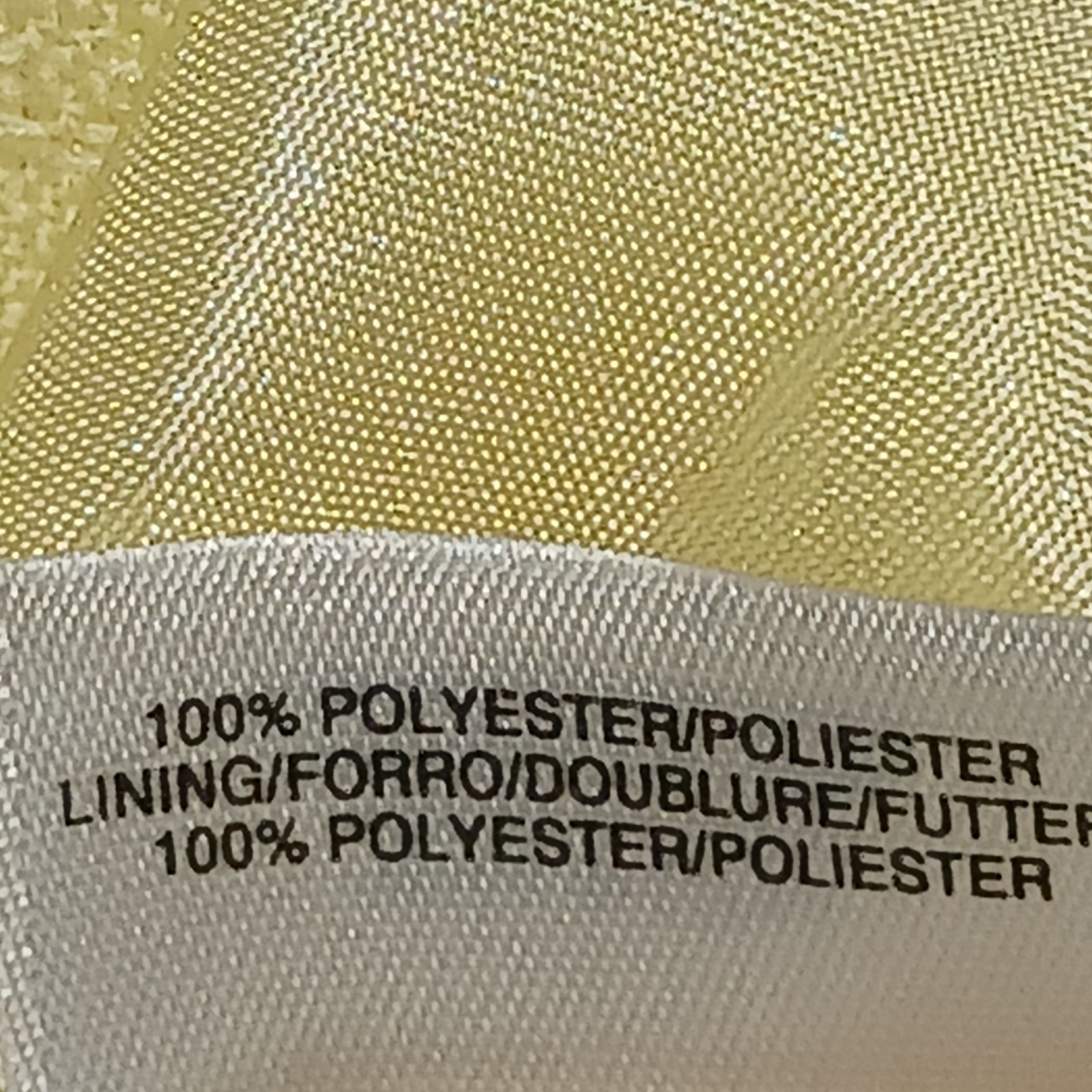 LE SUIT 2 Piece Yellow Long Sleeve Button Up Skirt Suit Women's Sz 14W