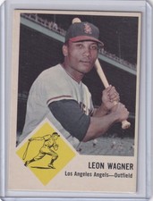 1963 Fleer #21 Leon Wagner - Los Angeles Angels