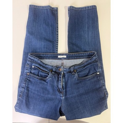Eileen Fisher Sustainable Mid Rise Straight Leg Jean Sz 8 Basic Normcore Staple