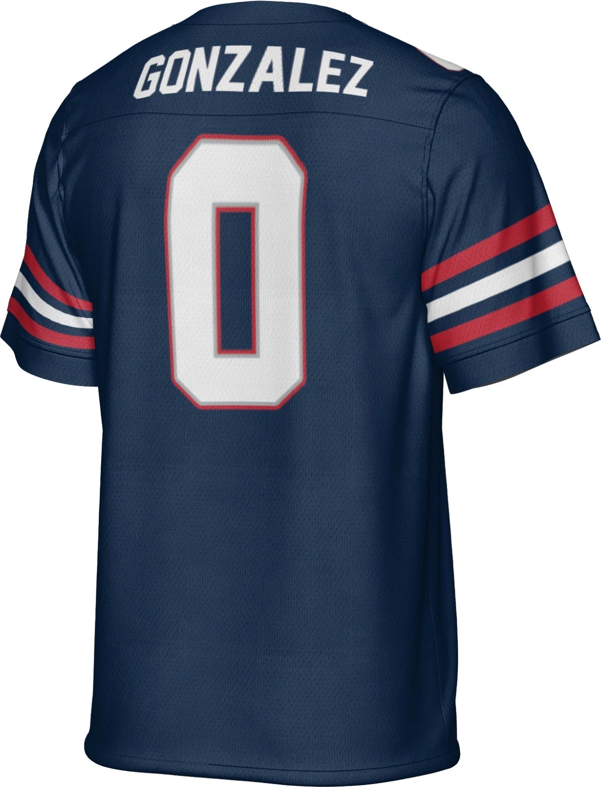 Custom Christian Gonzalez Navy Jersey