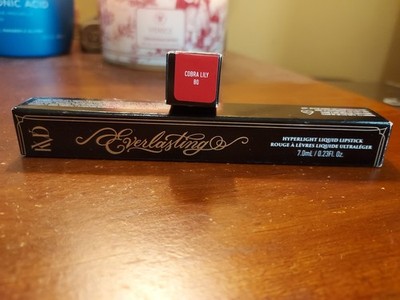 KVD Everlasting Hyperlight Liquid Lipstick Cobra Lily 80 .23 fl oz New in Box