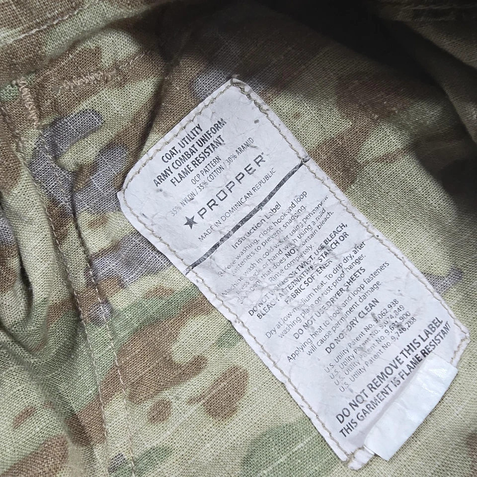 Propper Army Combat Uniform Shirt Mens Medium OCP Camo Flame Resistant Jacket - Image 4 of 4