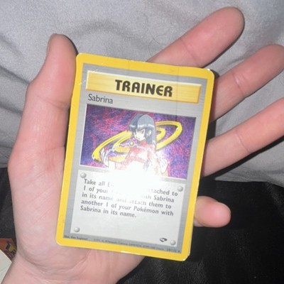holographic sabrina trainer card PSA9 2000 Pokemon Sabrina Holo - 20/132