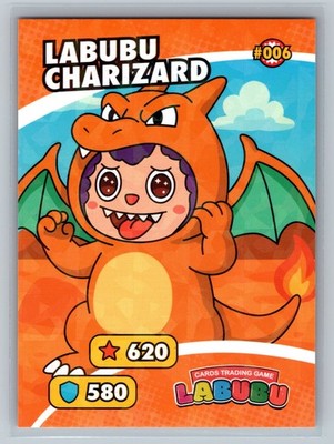 Pokemon Card - Labubu Charizard #006 - Holo | eBay