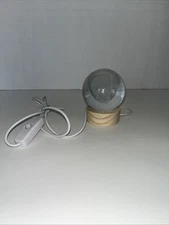 LED Crystal Table Lamp USB 3D Moon Galaxy Globe Night Light -with Skull Image.