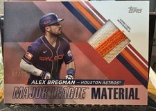 2024 Topps Major League Material Red #MLMAB Alex Bregman 04/25 Houston Astros