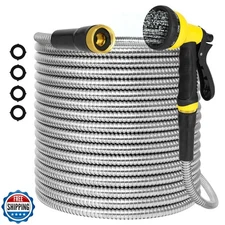 75FT Garden Hose, Flexible, Kink-Free, Lightweight, Crush Resista