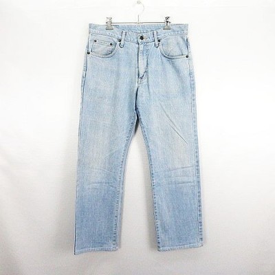 EDWIN 404 INTERNATIONAL BASIC Denim Jeans Bottoms Straight 33 Light Blue *EKM