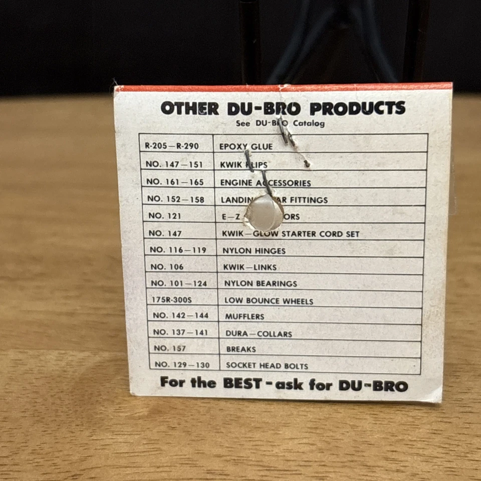 Du-Bro - 4 pc Aircraft Quality Bolt Set - Size: 4-40x1 1/4 - #176 - NIB - Image 2 of 3