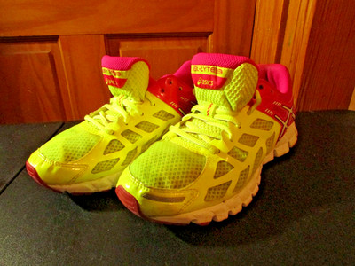 Asics Gel Lyte 33 Running Training Shoes T2H7N Yellow Pink Sneakers Womens 7.5