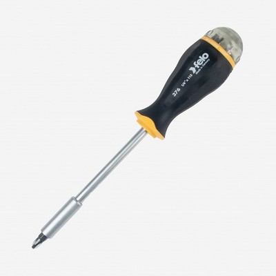 Felo Magazine Handle Bitholder, SL/PZ/PH/Torx, 219 mm, 8 Pieces
