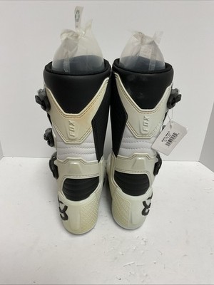 Fox Racing Youth Comp Boots White | Size Youth 5 | eBay