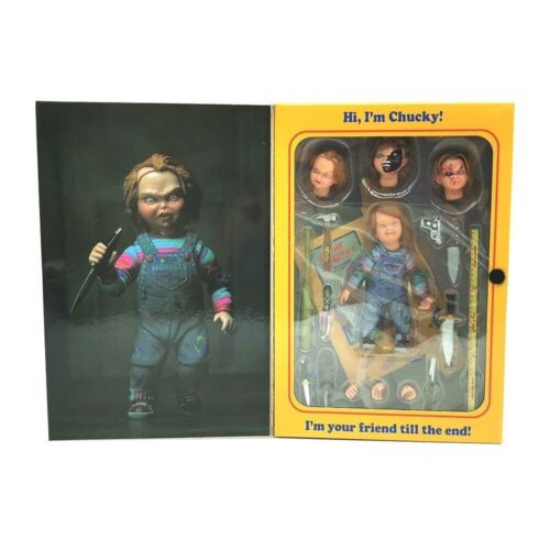 NECA Chucky Good Guy Doll Child's Play Ultimate 4" Action Figure Model Toys NEW - Picture 3 of 16