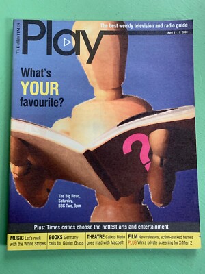 PLAY mag 5-April-2003 Beth Orton Aphex Twin Gunter Grass Vin Diesel BIG READ UK