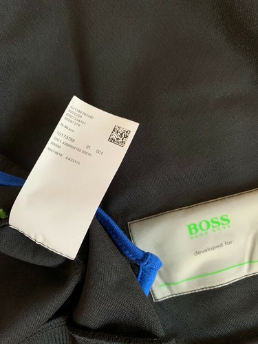 Neu mit Etikett - Hugo Boss N-Skazu moderne Passform Laufjacke mit durchgehendem Reißverschluss (Größe - Medium) - Bild 8 von 10