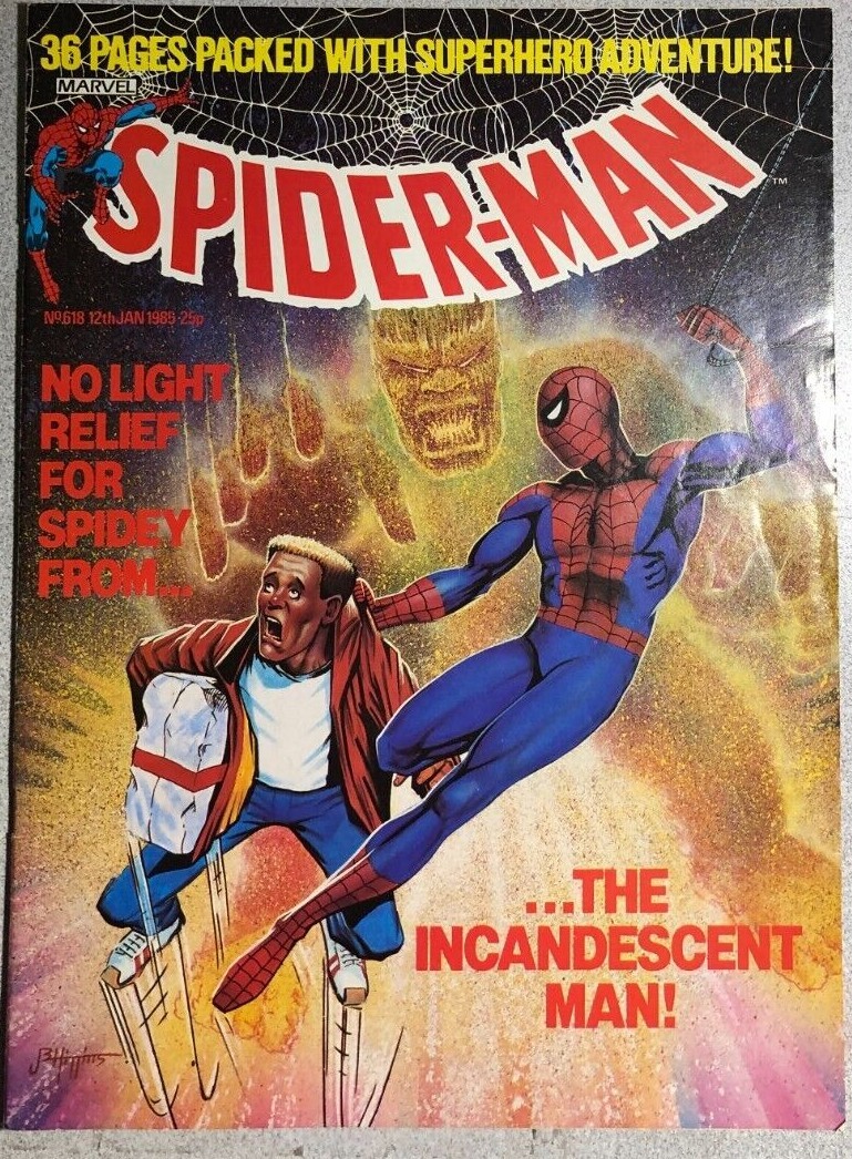 SPIDER-MAN #618 (1985) Marvel Comics UK Machine Man, Avengers