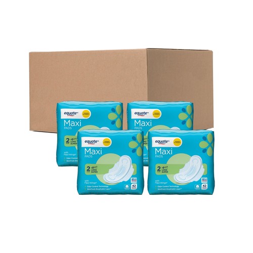Maxi Pads with Flexi-Wings, Unscented, Long Super, Size 2 (42 Count) - Picture 11 of 20