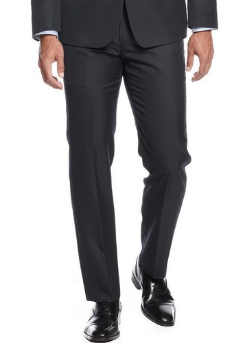 Flat-Front Fit Dress Pants Trousers 33 
