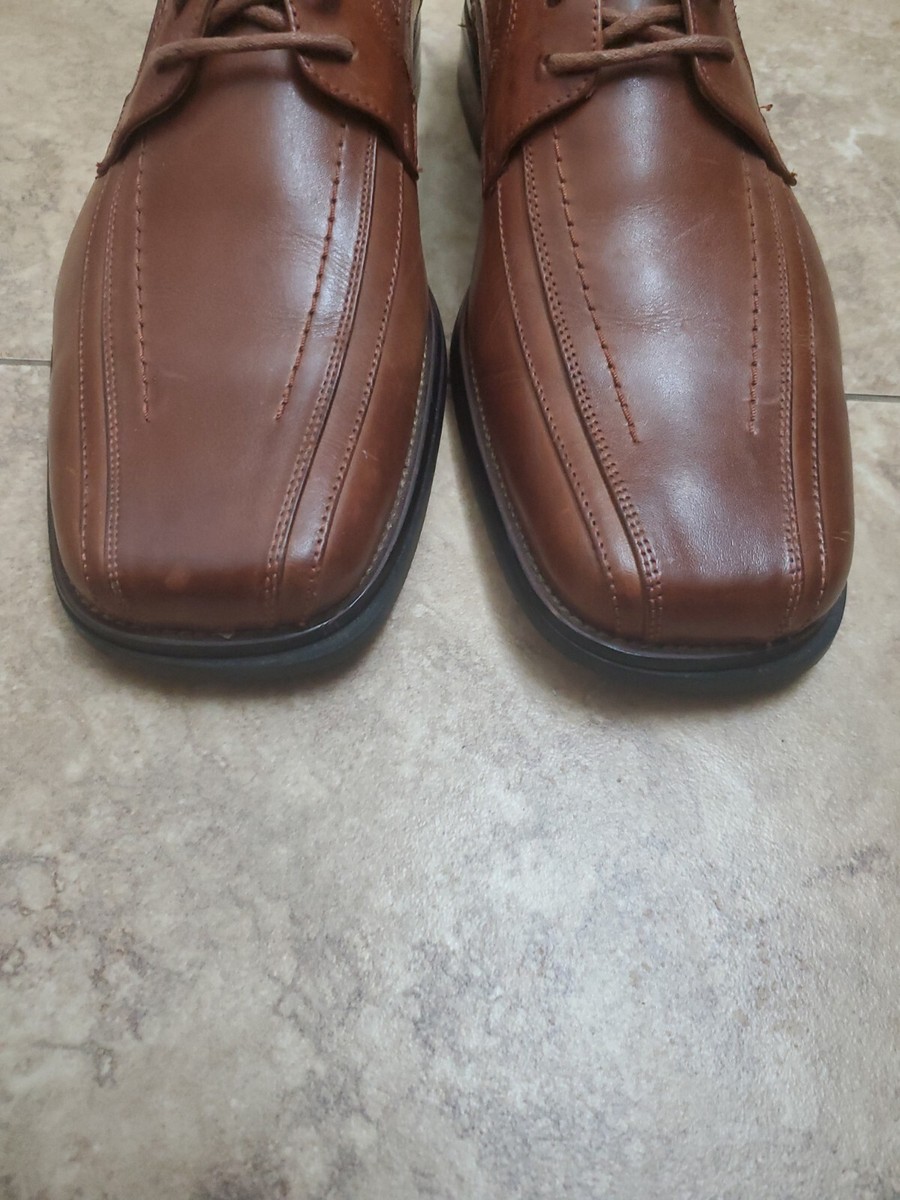 Stacy Adams Corrado Alvin Bicycle Toe Men\'s Oxford Shoes, Size 12M, Brown Stacy Adams Corrado Mens Sz 9.5 Brown Leather Oxford Lace  main image 4