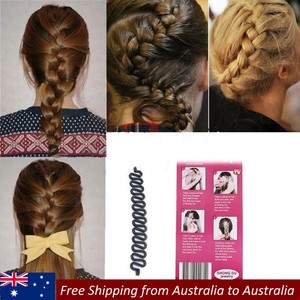 Women French Hair Braiding Tool Roller Hook With Magic Hair