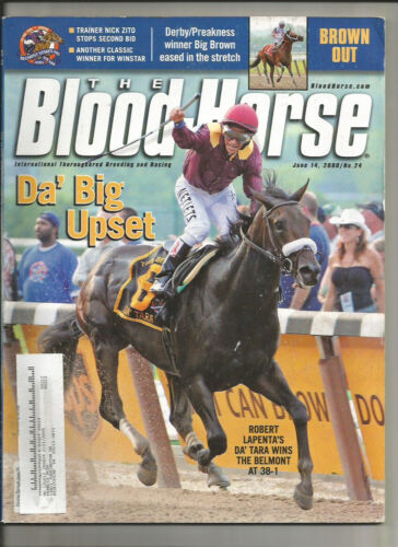 2008 magazine course de chevaux de sang Da' Tara Belmont Stakes gros marron Ventura - Photo 1 sur 1