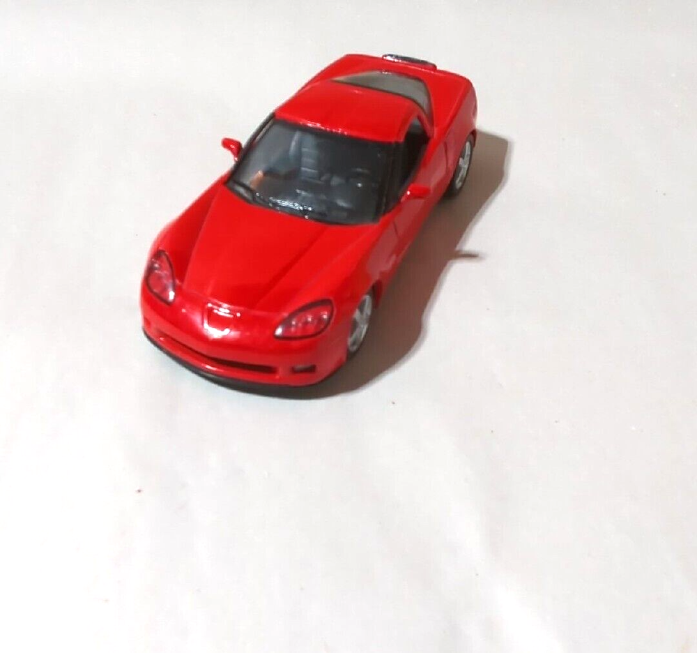 KINSMART 2007 CHEVROLET CHEVY CORVETTE RED Z06 DIECAST MODEL TOY CAR 1:36 SCALE