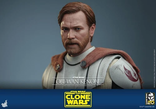 Hot Toys TMS095 Star Wars Clone Wars Obi-Wan Kenobi 1/6 Action Figure In Stock - Picture 13 of 24