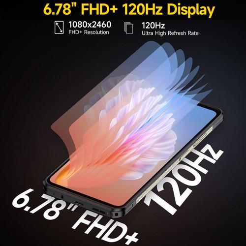 4G LTE Ulefone Armor 25T Rugged Phone Android 14 Outdoor Thermal Imaging Camera - Picture 9 of 16