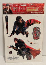 Set of 4 Harry Potter Decals Sheets (Classic Collection Wall Art) NEW