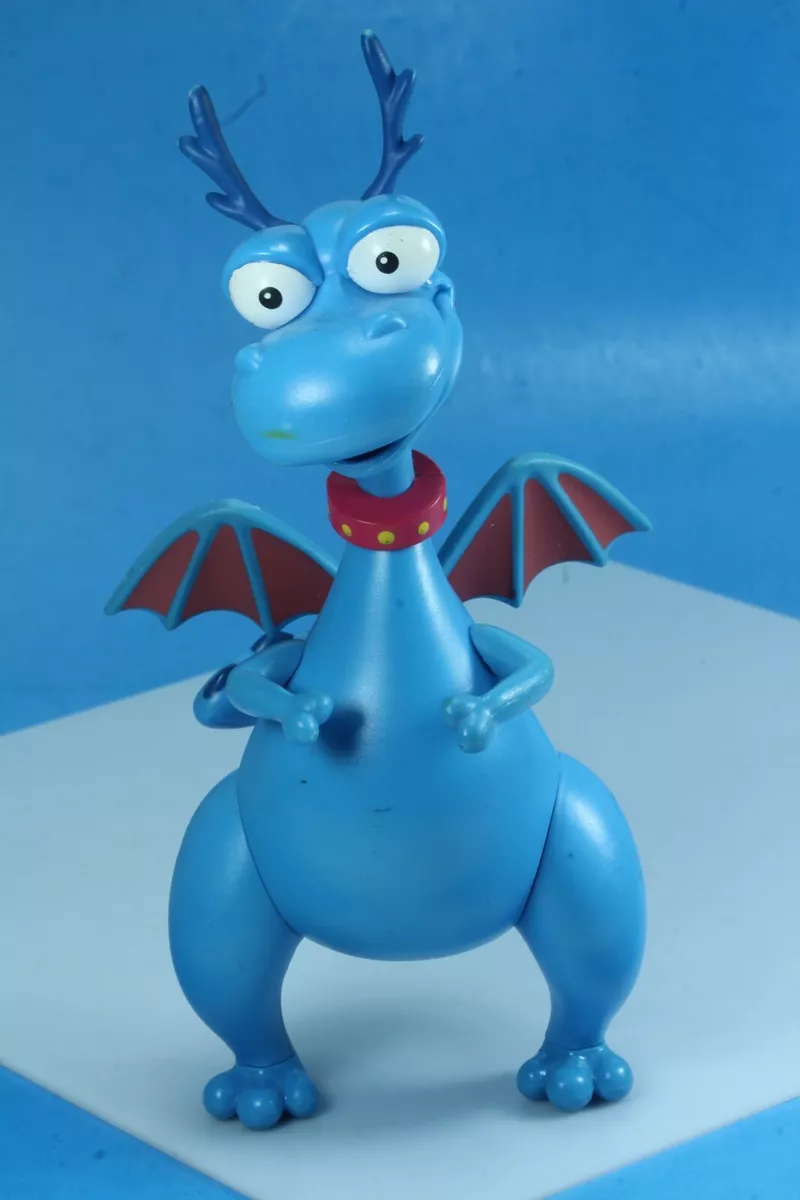 Disney Doc Mcstuffins Stuffy Blue Dragon PVC Figure Toy. 8