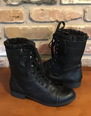 ankle high combat boots