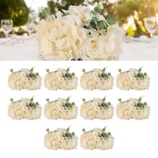 Wedding Flower Balls For Centerpieces 10Pcs Artificial Flower Ball Arrangement