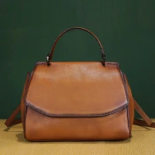 Genuine Leather Purses and Handbags Women Vintage Sholder Bag Crossbody Bag