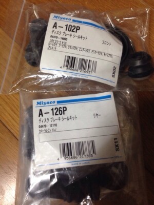 TOYOTA Genuine AE86 Corolla Levin Trueno Front & Rear Caliper Repair Kit Set