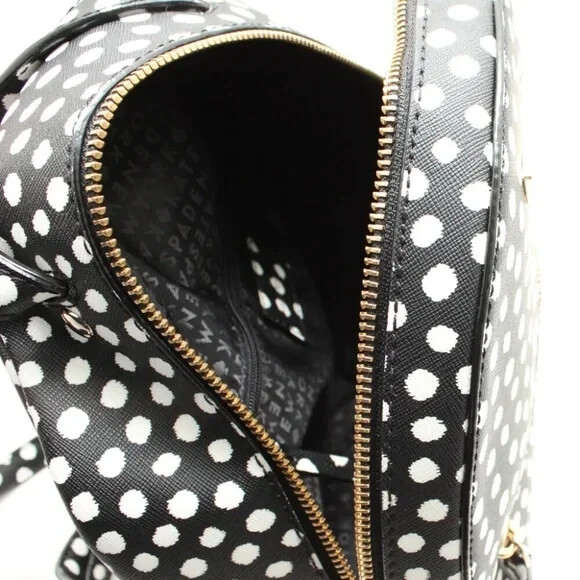 NEW Kate Spade Laurel Way Printed Musical Dot Black White  display picture 1
