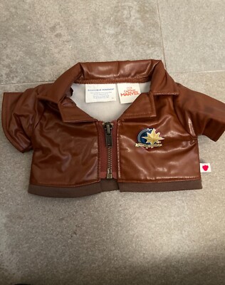 Build A Bear Captain Marvel Leather Jacket