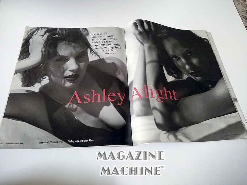 Ashley Judd magazine  Interview -  Charlize Theron - John Waters - Salma Hayek 
