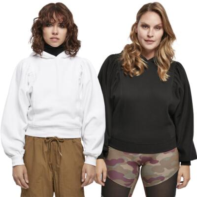 Urban Classics Ladies Organic Gathering Batwing Hoody Pullover Doody Sweater 