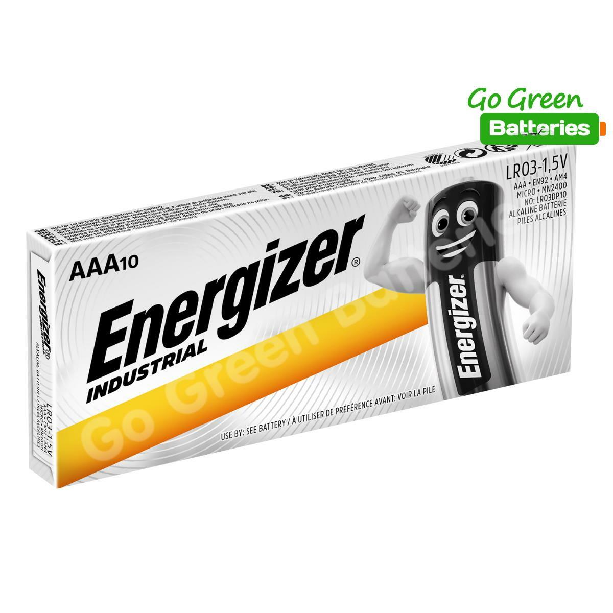 Energizer Industrial AAA LR03 MN2400 1.5V Alkaline Batteries 40x *Long Expiry* - Image 3