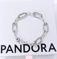 100% Authentic 925 Silver PANDORA ME Five Openable Link Chain Bracelet 593363C00