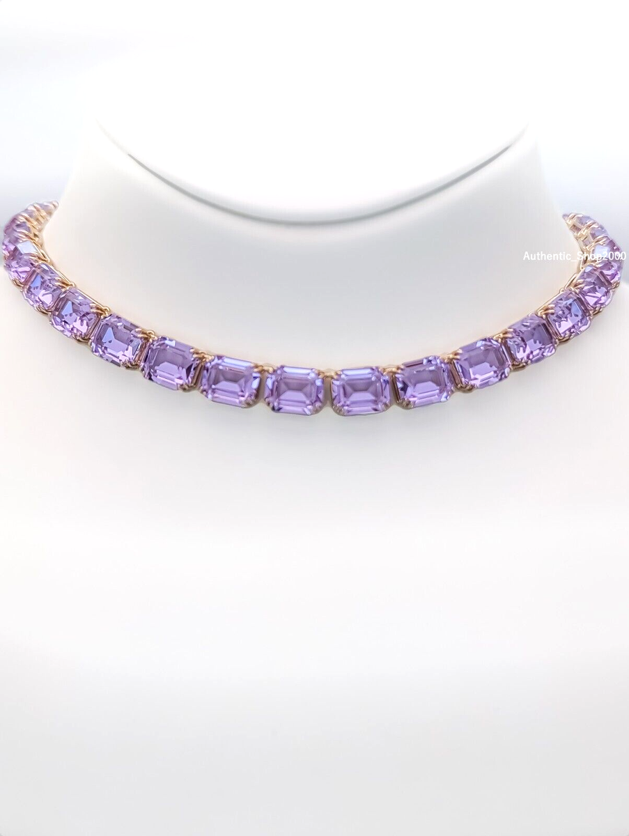 NEW 100% Authentic SWAROVSKI Purple Crystals Millenia Tennis