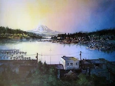 Lithograph Print "Gig Harbor Morning", TOM LYNCH