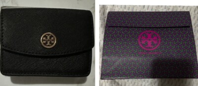 Tory Burch Robinson Mini Wallet 【本日限り】 tory burch robinson tri fold mini wallet With Gift Bag new | eBay
