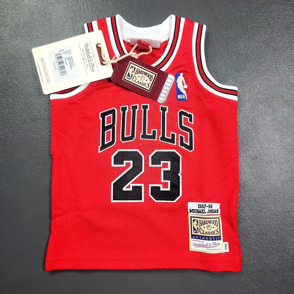 Michael Jordan Chicago Bulls Mitchell & Ness 1997-98 Hardwood Classics  Authentic Player Jersey - Black