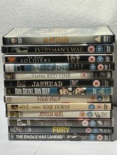 DVD Bundle Joblot Action War Films Movie X13 Classic & More Modern Region 2 PAL