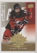 2021 Upper Deck Team Canada Juniors High Gloss 5/25 Renata Fast #53 p0r