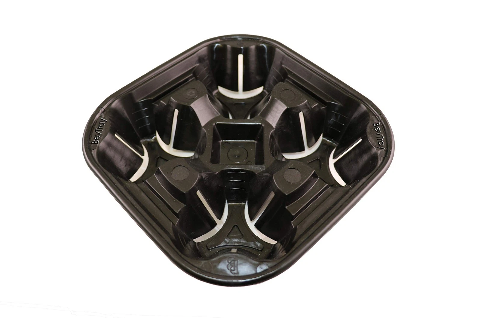 New And Improved, Eco-friendly, Reusable Drink Carrier BevTray. Use with or w...