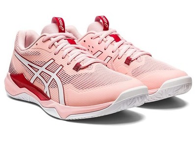 Size 9 - ASICS Women's Gel -Tactic Sportstyle Shoes Frosted Rose/White