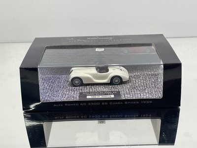 MINICHAMPS 120234 ALFA ROMEO 6C 2500 SS CORSA SPIDER '39-WHITE 1:43- GOOD IN BOX